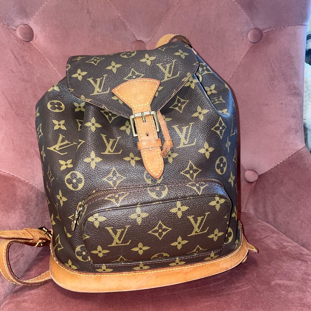 LOUIS VUITTON Mini Montsouris Backpack Bag Monogra